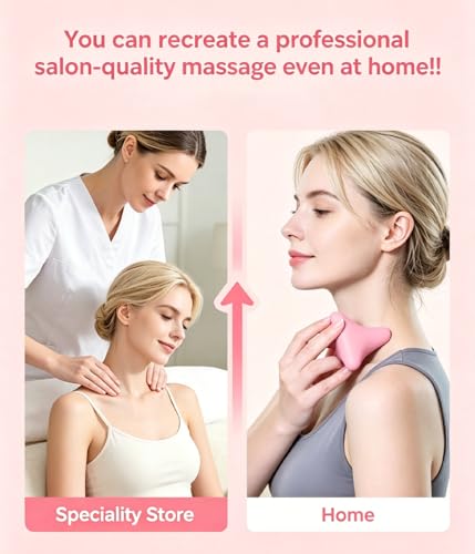 Manual Trigger Point Massage Tool Manual Massager Ball for Muscle Knot Deep Tissue Relief Myofascial Release Physical Therapy Hip Hand Back Small Massager Ball for Plantar Fasciitis Pain Relief Pink - color: Pink