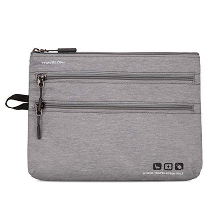 Travelon: World Travel Essentials Seat Pack Organizer - color: Gray Heather