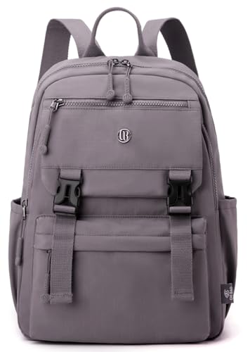 Backpack Purse for Women Small Backpack Nylon Travel Backpack - color: Grey