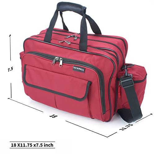 ASA TECHMED Nursing Bag, Red - color: Red