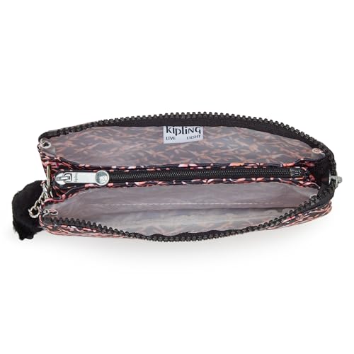 Kipling Women's Creativity Large Pouch, Versatile Cosmetics Kit, Lightweight Travel Organizer - color: Dancing Bouquet, size: 7.25''L x 4.25''H x 1.5''D