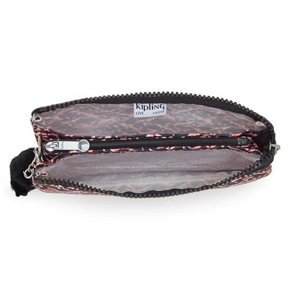 Kipling Women's Creativity Large Pouch, Versatile Cosmetics Kit, Lightweight Travel Organizer - color: Dancing Bouquet, size: 7.25''L x 4.25''H x 1.5''D