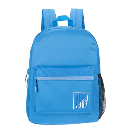 AEROPOSTALE Fieldtrip Unisex Backpack - AE Mens and Womens Bag for Everyday Use - Sky - color: Blue