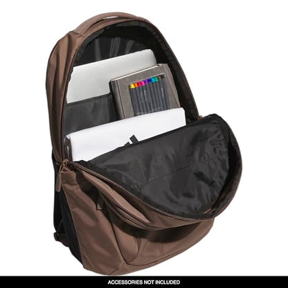 adidas PHNM Backpack for Laptop, School and Travel, 28L - color: Earth Strata Brown/Black