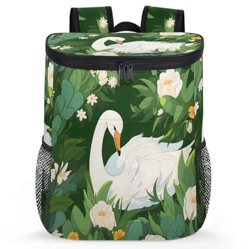 Insulated Cooler Backpack Portable Soft Cooler Bag Ice Chest Backpack for Camping Beach Picnic Lunch Work Travel - color: Multicolor 13