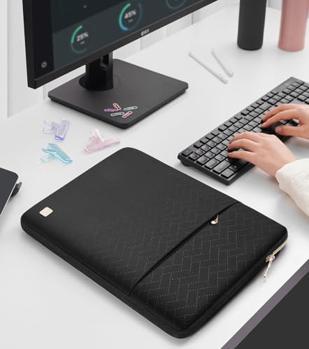 NIDOO 10 Inch Laptop Tablet Sleeve Carrying Case Bag for 11" 10.9" iPad Air Gen 4 5/10.9" 10.2" iPad 10/11" iPad Pro M4 / 10.5" Microsoft Surface Go 3 2 / Samsung Galaxy Tab A8 S8 S6 / Huawei - color: Black Pattern, size: 10.1 Inch