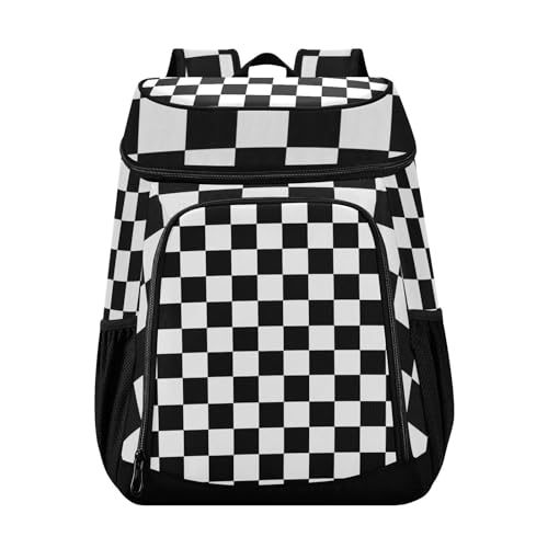 Tropical Pineapples Fruits Cooler Backpack Insulated Leak Proof Beach Cooler Bag Soft Lunch Picnic Hiking Camping Backpack Cooler - color: silver