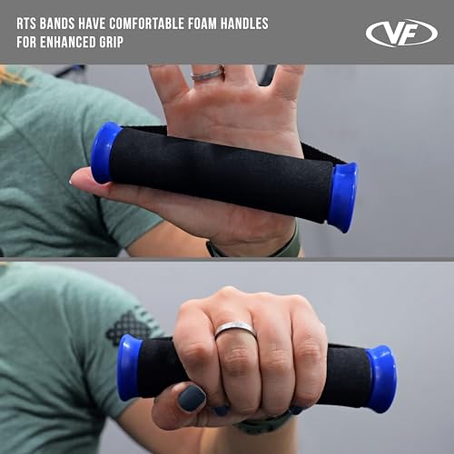 Valor Fitness Resistance Bands - 5lb to 25lbs - Carabiners Attached & 2 Bands per Weight Option with Handles– Sheath Covered - Strength Training New Compact 39" Design - Wall Door Rack Mount Options - color: Black -5 lb Pair