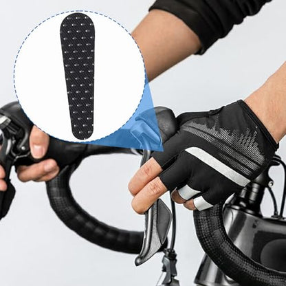Incinkod 30 Pcs Non-Slip Shoulder Strap Grippers, Adhesive Silicone Strip Pads with Convex Dots, Anti-Falling Purse Gripper Holder Stickers Bag Strap Grip Tape for Tote Handbag Backpack - Black