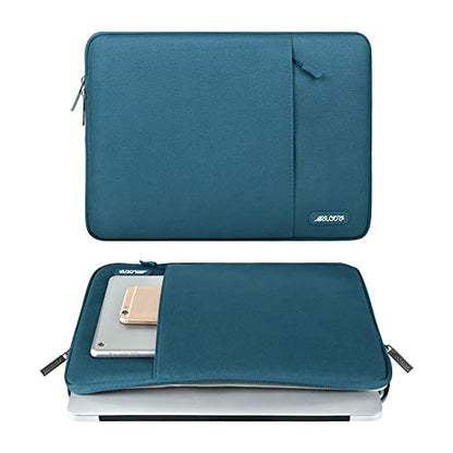 MOSISO Laptop Case 13 inch, Laptop Sleeve Compatible with MacBook Neo/Air/Pro 13 inch with A18/M5/M4/M3/M2/M1 Chip 2026-2016, Polyester Vertical Computer Sleeve Bag with Pocket, Deep Teal - color: Deep Teal, size: 13 inch