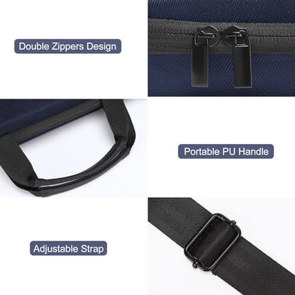 MOSISO Laptop Bag for Men,15-16 inch Computer Bag Compatible with MacBook Air 15 inch/Pro 16 inch, HP, Dell, Lenovo, Asus, Acer, Hard Shell Laptop Case with Front Pocket&Shoulder Strap, Navy Blue - color: Navy Blue, size: 16 inch