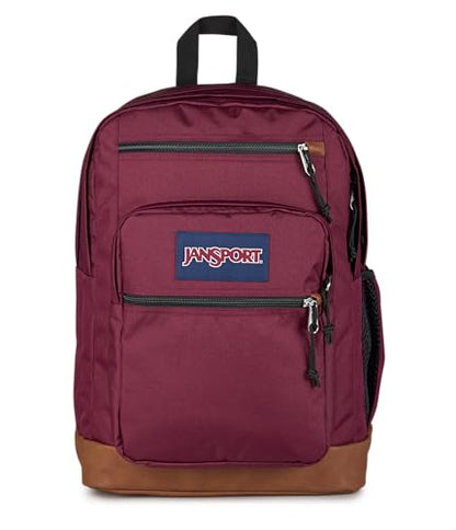 JanSport Cool Backpack with 15-inch Laptop Sleeve, Large Computer Bag Rucksack with 2 Compartments, Ergonomic Straps, Cherry Lacquer - color: Cherry Lacquer