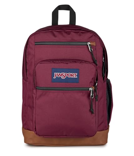 JanSport Cool Backpack with 15-inch Laptop Sleeve, Large Computer Bag Rucksack with 2 Compartments, Ergonomic Straps, Cherry Lacquer - color: Cherry Lacquer