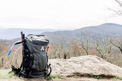 Bear Grylls 45L Hiking Hydration Backpack with 2L Bladder, Black - style: 45l