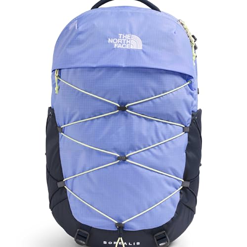 The North Face Women's Borealis Commuter Laptop Backpack - Everyday Travel Bag, Laptop Sleeve, Reflective Details, Periwinkle Glow/Summit Navy/Lemon Mist, One Size - color: Periwinkle Glow/Summit Navy/Lemon Mist