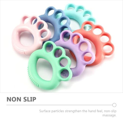 3Pcs Hand Strengthener Grip Rings with Silicone Massage Dots, Finger Strength Trainer Set 10Lb/20Lb/30Lb for Rehabilitation and Finger Exercise