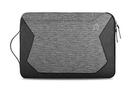 STM Myth Fleece-Lined Laptop Sleeve with Removable Strap 15" - Granite black (stm-114-184P-01) - color: Granite Black, size: 15-Inch