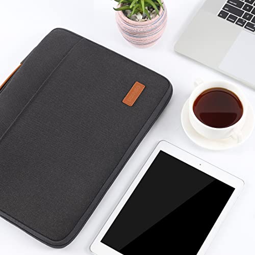DOMISO Laptop Case Sleeve Protective Cover Compatible with MacBook Air 13 M4 M3 M2,MacBook Pro M2 M1,iPad Air/Pro,13 inch Dell,Lenovo, HP,Asus,Waterproof Computer Cases Bag with Handle,Black - color: Black, size: 13" for mac book