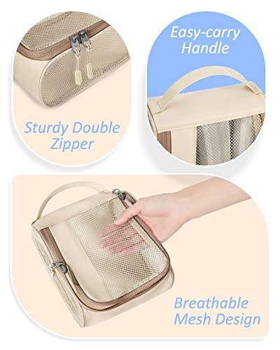 BAGSMART Keep Shape Packing Cubes, 7 Set for Travel, Lightweight Cubes, Suitcase Organizer Bags Set for Essentials