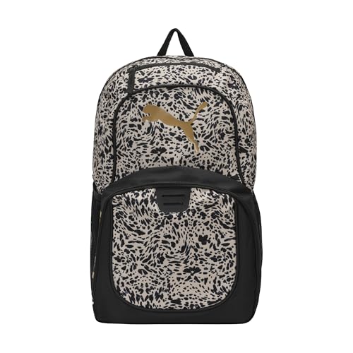 PUMA unisex-adult Contender Backpack with Laptop Sleeve, Item Organizer & Media Pocket - color: Granola/Aged Copper