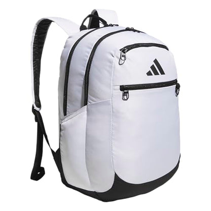 adidas Striker 3 Team Sports Backpack – Daypack for Sports Gym Travel, 36L - color: White/Black