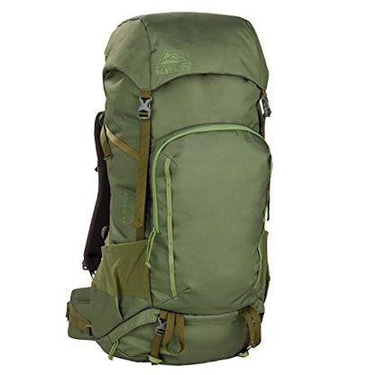 Kelty Asher Backpack, Daypack to Multi-Day Backpacking Capacity, Hiking, Lightweight Travel Pack, Internal Frame (65L Winter Moss) - color: Winter Moss/Dill, size: 65L