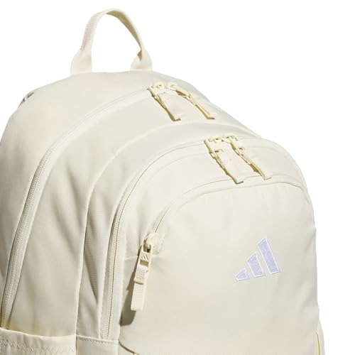 adidas Amplifier Backpack for Laptop, School and Gym, 28L, Warm Vanilla Yellow/White/Regular, OSFA - color: Warm Vanilla Yellow/White/Regular