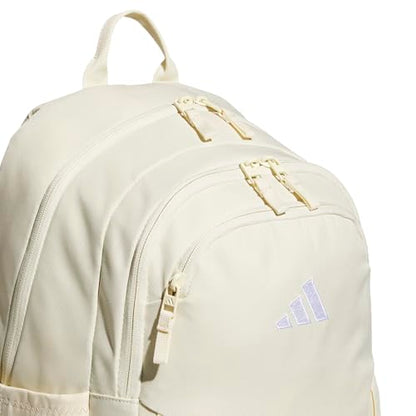 adidas Amplifier Backpack for Laptop, School and Gym, 28L, Warm Vanilla Yellow/White/Regular, OSFA - color: Warm Vanilla Yellow/White/Regular