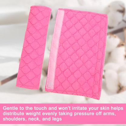 2 Pcs Strap Cushion for Arm Sling Shoulder Strap Covers Brace Carry Strap Pillow Arm Elbow Wrist Injury Support Strap Pad to Release Stress to Your Neck and Shoulder (Rose Red) - color: rose red
