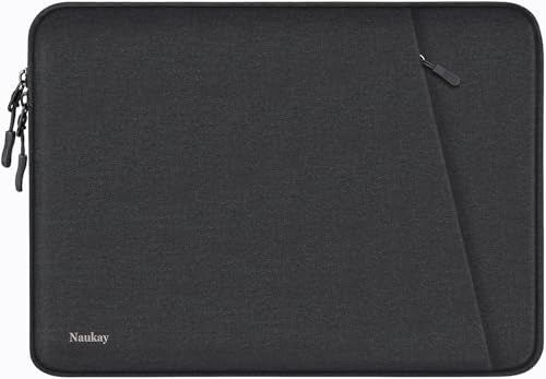Laptop Case 15.6 inch, Shockproof Protective Computer Sleeve Cover with Accessories Pocket, Water Resistant Traveling Carrying Laptop Bag Compatible for MacBook Dell HP Acer Asus Lenovo, Black - color: Black, size: 15.6 inch