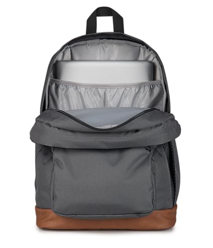 JanSport Cool Backpack with 15-inch Laptop Sleeve, Large Computer Bag Rucksack with 2 Compartments, Ergonomic Straps, Smokey Grit - color: Smokey Grit