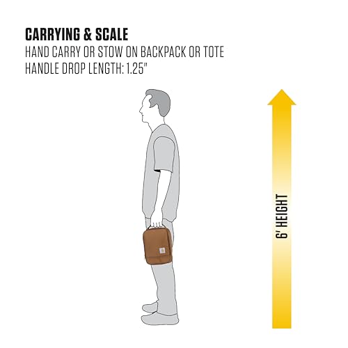 Carhartt Insulated Lunch Cooler For Men and Women, Fully Insulated Lunch Pale for Everyday Use, Mossy Oat Bottomlands - color: Mossy Oak Bottomlands