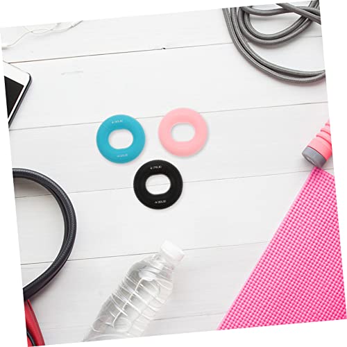 Balacoo 3Pcs Silicone Hand Grip Ring Set Adjustable Forearm Exerciser for Strength Training and Rehabilitation for Fitness Enthusiasts and Injury Recovery