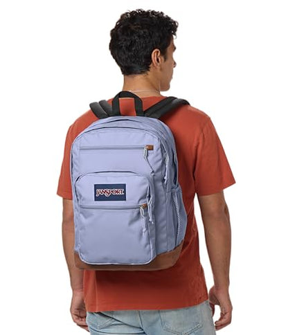 JanSport Cool Backpack with 15-inch Laptop Sleeve, Large Computer Bag Rucksack with 2 Compartments, Ergonomic Straps, Lavender Ash - color: Lavender Ash