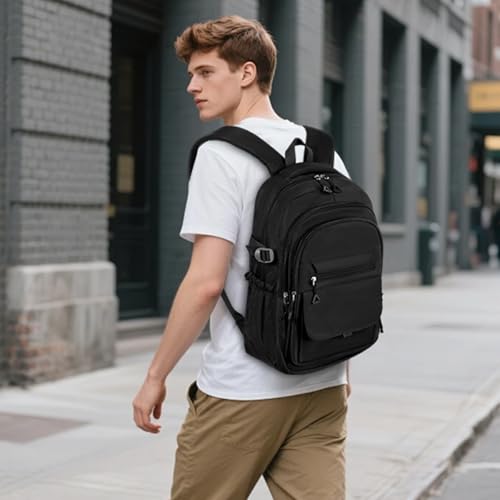 GAEKEAO Travel Backpack for Women Men,15.6 Inch Laptop Backpack Lightweight Casual Daypack Cute Bookbags for Work College Black - color: A02 Black