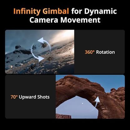 DJI Mavic 4 Pro Drone Fly More Combo 6K60 HDR, 100MP, 51-Min Max Flight Time, 18.6-Mile Range, ActiveTrack 360 Subject/Vehicle Tracking, Omnidirectional Avoidance Bundle with 128GB Memory, 2 Year CPS Warranty, Backpack, Bundle It Better Lens Cloth + More