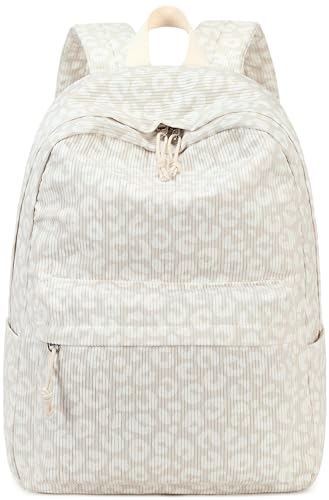 LEDAOU School Backpack for Teen Girls Elementary Middle School Bookbag Kids Backpacks Women Laptop Backpack Travel Daypack - color: Leopard Print