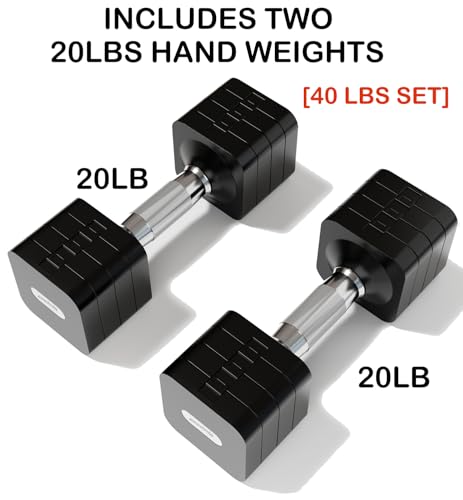 15LB 20LB 30LB 40LB 50LB Adjustable Dumbbell Set Free Weights Dumbbells Set for Women Men Hand Weights Sets Adjust Dumbbell Weight Sets for Home Gym Exercise Workout Strength Training Equipments - color: Black