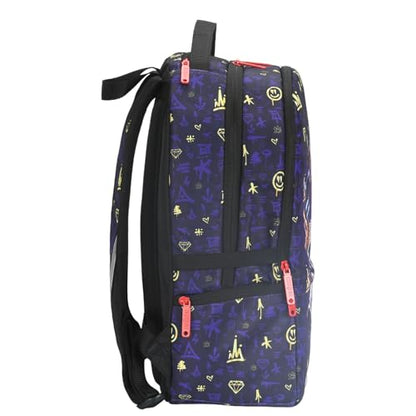 Graffiti Backpack, Designer Laptop Backpack for 15.6 Inch Work,Water Resistant Backpack Computer Bag (KingBear) - color: Kingbear
