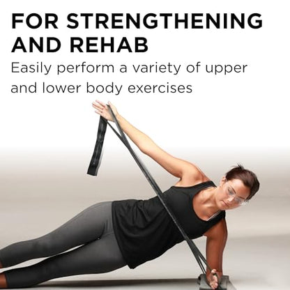 THERABAND CLX Resistance Band with Loops, 5-Foot Band - color: Level 5 / Special Heavy - Black