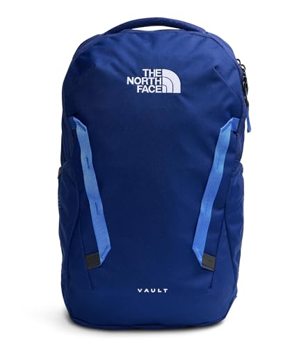 The North Face Vault Everyday Laptop Backpack - Commuter Travel Bag, Water-Repellent Finish, Spacious Compartment, Bold Blue/Active Blue, One Size - color: Bold Blue/Active Blue