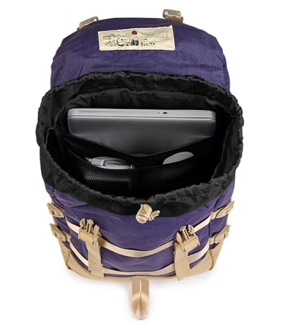 JanSport Skip Pack Backpack – 28L Capacity, Fits 13.5in Laptop, Large Main Compartment, Side Water Bottle Pocket – Ideal for Work & Travel, Amethyst Angst - color: Amethyst Angst