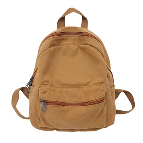 XPONNI Small Backpack Purse for Teen Girls Grunge Accessories Purse Backpack for Women Mini Backpack Purse (Brown) - color: Brown