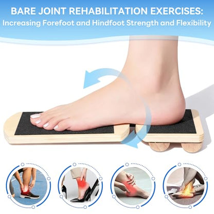 Ankle Balance Board and Foot Strengthener, Used for Physical Therapy Training for Sprains, Achilles Tendon Pain, and Plantar Fasciitis, Single-leg Balance Board With User Manual