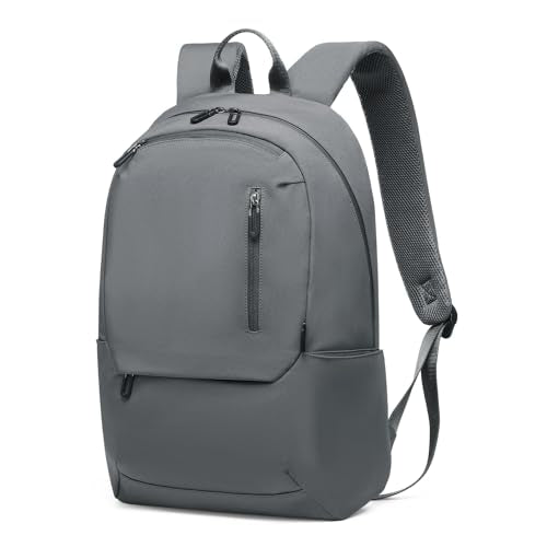 DTGN Travel Laptop Backpack, Carry On Backpack, TSA-Approved Water-Resistant Rucksack Nylon for Work Men Women Fits 16 Inch Notebook, Grey - color: Grey