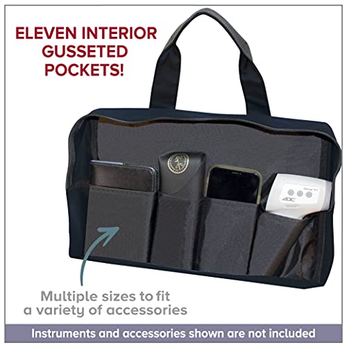ADC 1024 Nurse/Physician Nylon Medical Equipment Instrument Bag, Dark Green - color: Dark Green
