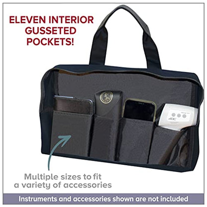 ADC Nylon Nurse/Physician Medical Bag, Navy 1/EA - color: Navy