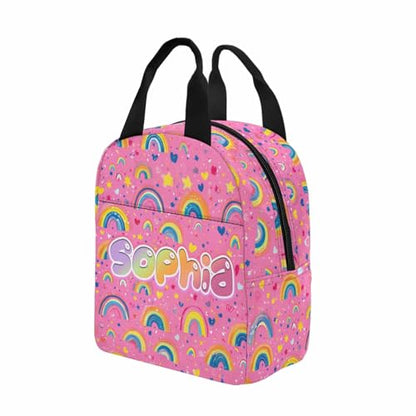 Custom Backpack For Girls, Personalized Backpacks For Girls, Custom Name Backpack, Back to School Custom Schoolbag Set Gifts For Daughter, Granddaughter, Niece - color: A03