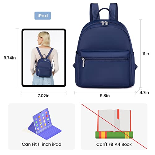 LOVEVOOK Backpack for Women Light Weight Waterproof Backpack Purses Daily Backpack… | Light Weight - color: Navy Blue