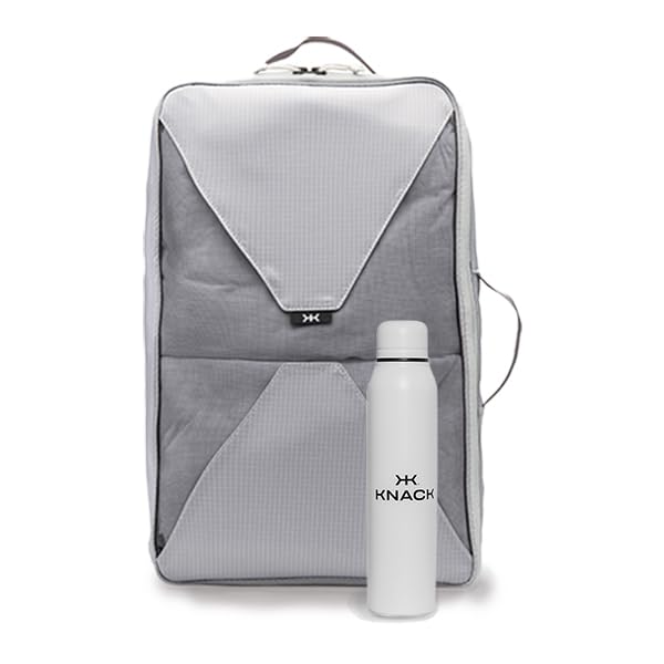 Knack Series 1 Travel Backpack Set with Packing Insert and Bottle, Black - color: Black, size: Medium Set